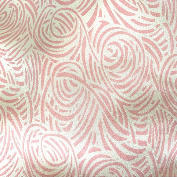 90s BCBG Silk Chiffon Pink Print Dress 20s Style Delicate Girly - Picture 13 of 15